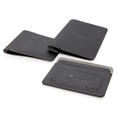 Logo trade advertising products image of: Quebec RFID safe cardholder