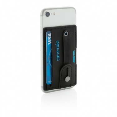 Logo trade advertising products image of: 3-in-1 Phone Card Holder RFID