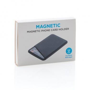 Logo trade promotional items image of: Magnetic phone card holder
