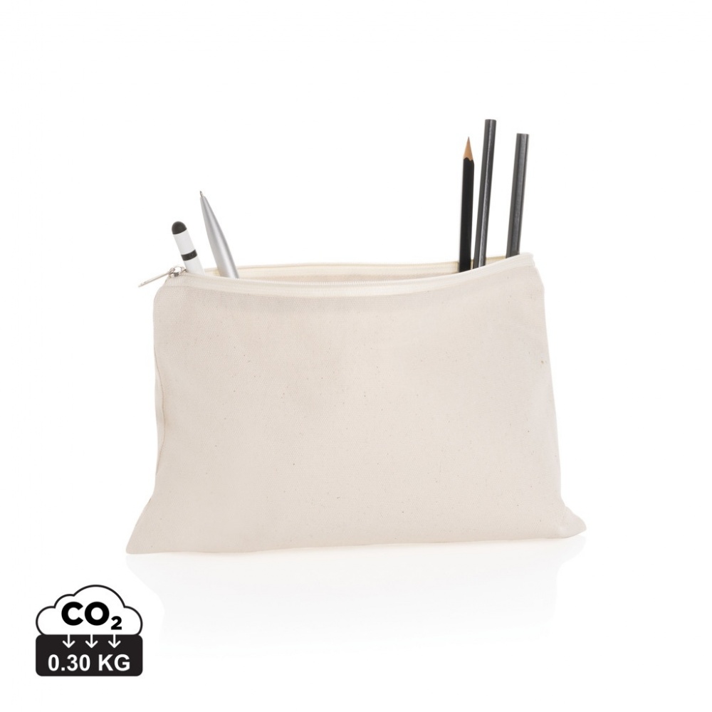 Logotrade promotional item picture of: Impact Aware™ 285 gsm rcanvas pencil case undyed
