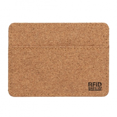 Logotrade promotional products photo of: Cork secure RFID slim wallet
