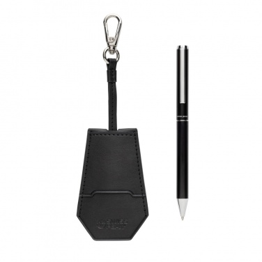 Logotrade promotional giveaway picture of: SP Tula RCS certified recycled PU key holder and pen set
