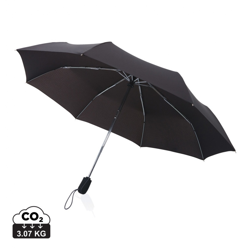 Logotrade advertising products photo of: Swiss Peak AWARE™ Traveller 21” automatic umbrella