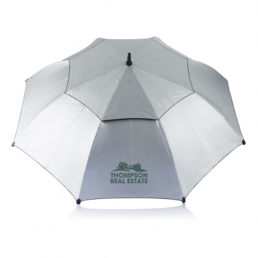 Logo trade promotional items image of: 27” Hurricane storm umbrella