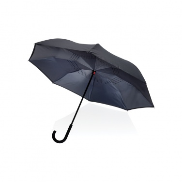 Logotrade promotional gift picture of: 23" Impact AWARE™ RPET 190T reversible umbrella