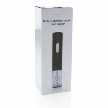 Logo trade promotional gifts image of: Electric wine opener - battery operated