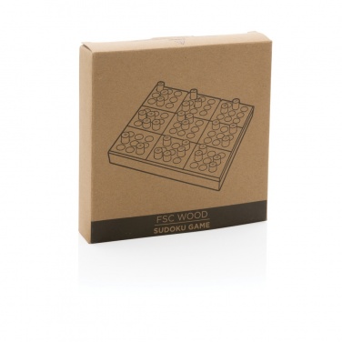 Logotrade promotional product picture of: Wooden Sudoku game