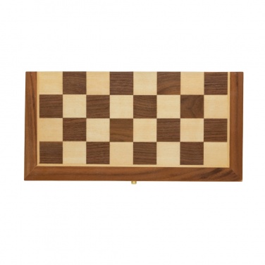 Logotrade promotional gift picture of: Luxury wooden foldable chess set