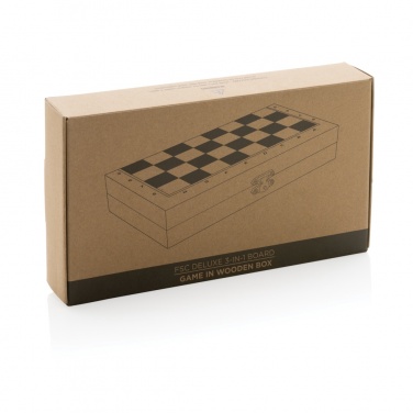 Logotrade promotional item picture of: Deluxe 3-in-1 boardgame in box