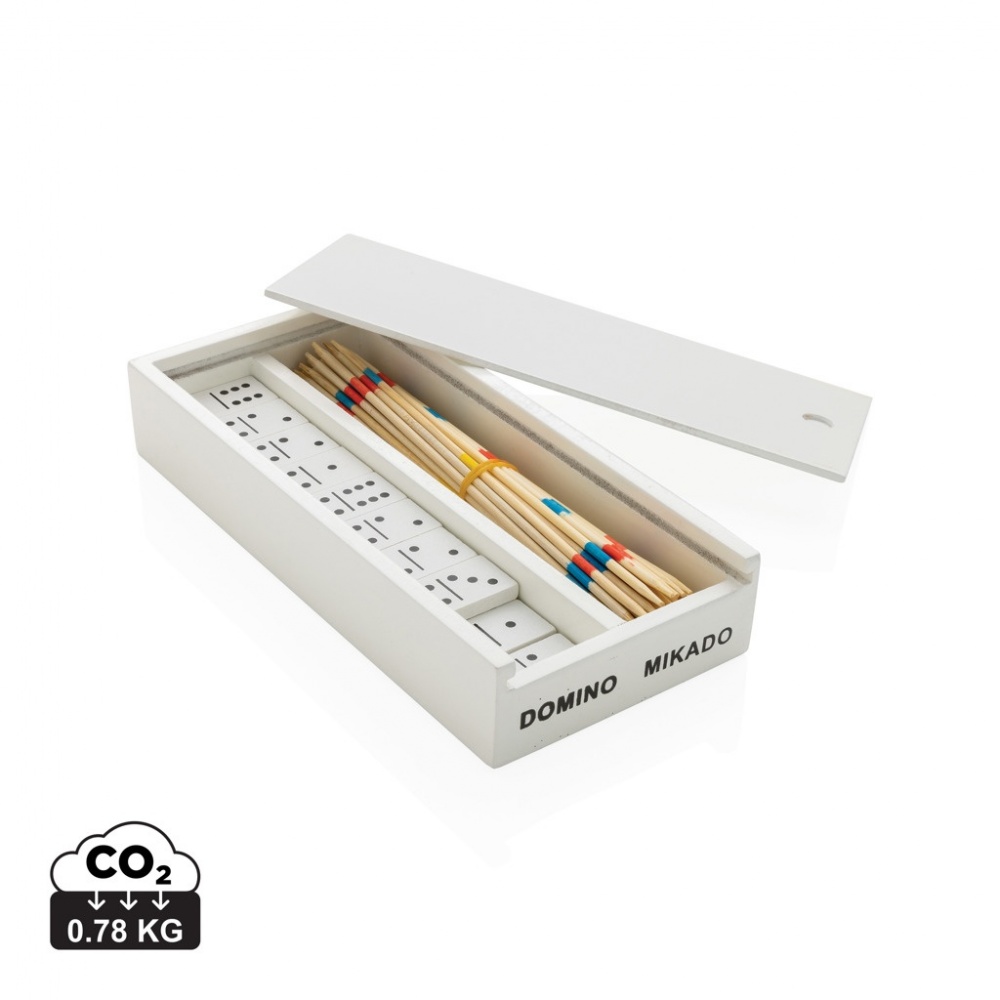 Logotrade corporate gifts photo of: Deluxe mikado/domino in wooden box