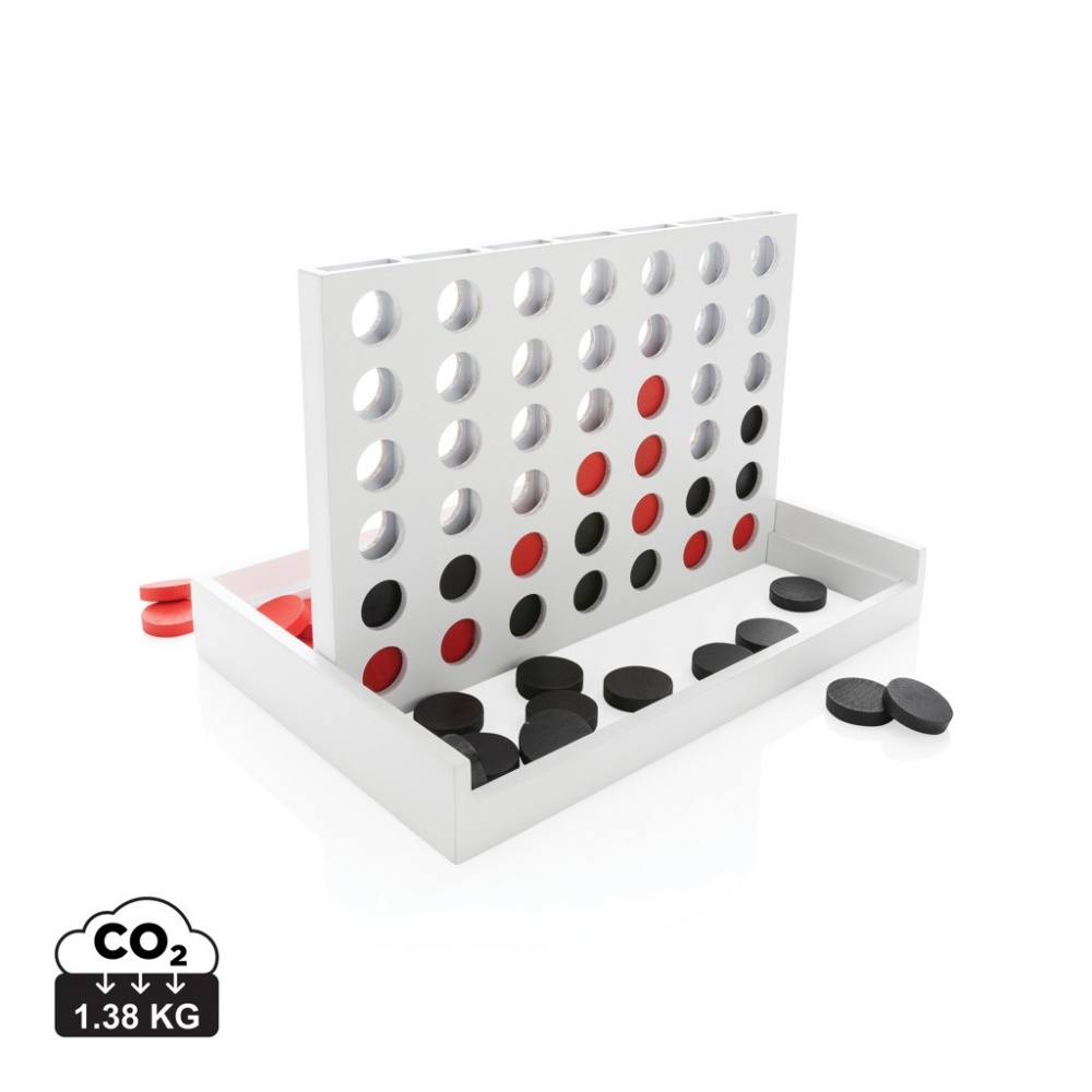 Logotrade promotional items photo of: Connect four wooden game