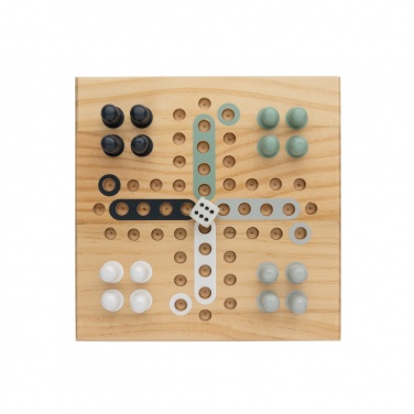 Logo trade promotional gift photo of: Claire wooden Ludo game