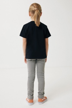 Logo trade promotional merchandise photo of: Iqoniq Koli kids lightweight recycled cotton t-shirt