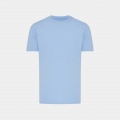Iqoniq Brett recycled cotton t-shirt, sky blue