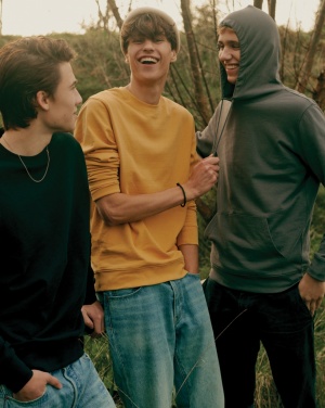 Logotrade advertising product image of: Iqoniq Etosha lightweight recycled cotton crew neck