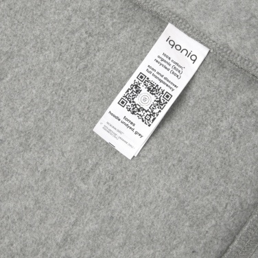 Logotrade promotional giveaway image of: Iqoniq Torres recycled cotton hoodie undyed