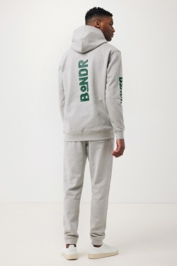 Logo trade corporate gifts image of: Iqoniq Torres recycled cotton hoodie undyed