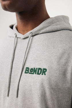 Logo trade corporate gift photo of: Iqoniq Torres recycled cotton hoodie undyed