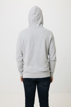 Logo trade promotional merchandise photo of: Iqoniq Torres recycled cotton hoodie undyed