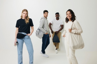 Logo trade promotional item photo of: Iqoniq Torres recycled cotton hoodie undyed