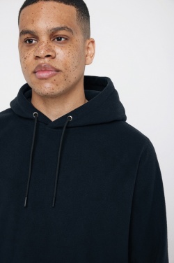 Logo trade corporate gifts image of: Iqoniq Trivor recycled polyester microfleece hoodie