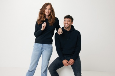 Logotrade corporate gift image of: Iqoniq Rila lightweight recycled cotton hoodie