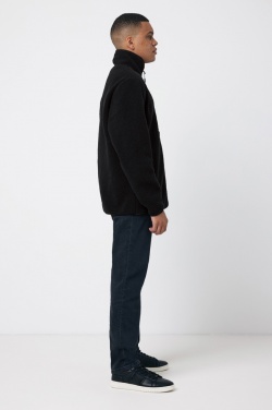 Logo trade promotional item photo of: Iqoniq Diran recycled polyester pile fleece jacket