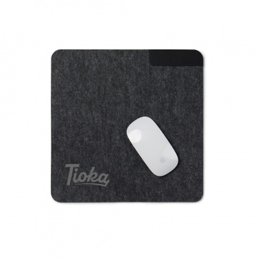 Logo trade corporate gifts picture of: VINGA Albon GRS recycled felt mouse pad