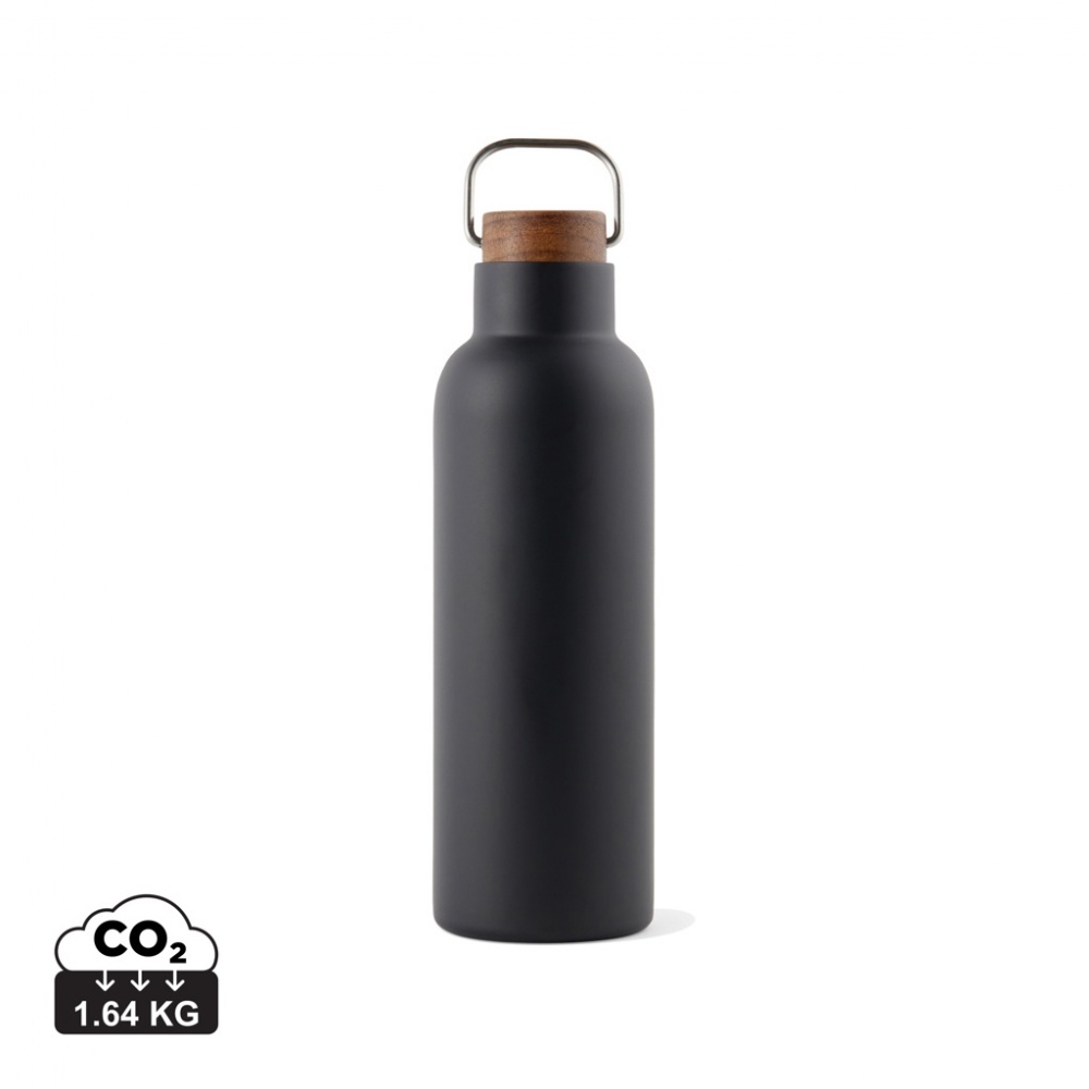 Logo trade promotional giveaways picture of: VINGA Ciro RCS recycled vacuum bottle 800ml