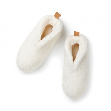 Logo trade corporate gift photo of: VINGA Santos RCS recycled pet cosy slippers