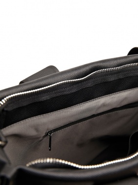 Logo trade promotional giveaway photo of: VINGA Bermond RCS recycled PU tote bag