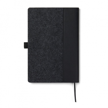 Logotrade promotional merchandise picture of: VINGA Albon GRS recycled felt notebook