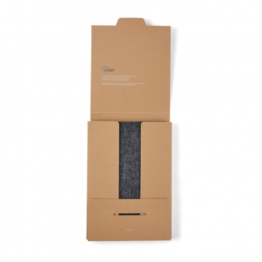 Logo trade advertising products image of: VINGA Albon GRS recycled felt notebook