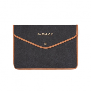 Logotrade business gift image of: VINGA Bosler GRS recycled canvas 16" laptop sleeve