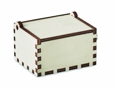 Logo trade promotional merchandise picture of: Wooden Christmas music box