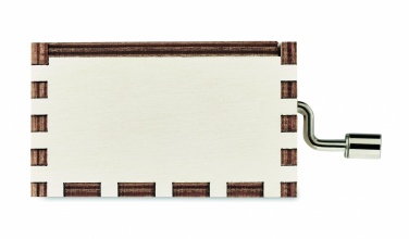 Logo trade promotional products picture of: Wooden Christmas music box