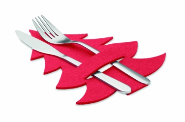 Logo trade promotional item photo of: RPET felt cutlery holder set