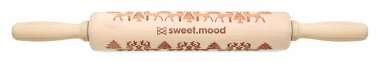 Logo trade promotional giveaway photo of: Christmas pastry wooden rolling