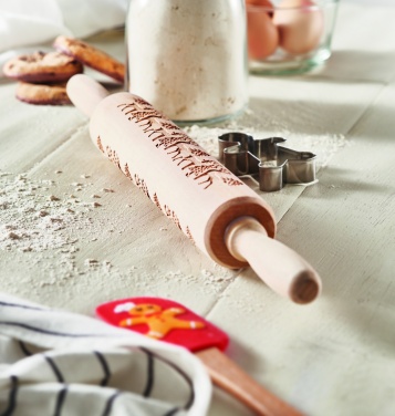 Logotrade advertising product picture of: Christmas pastry wooden rolling