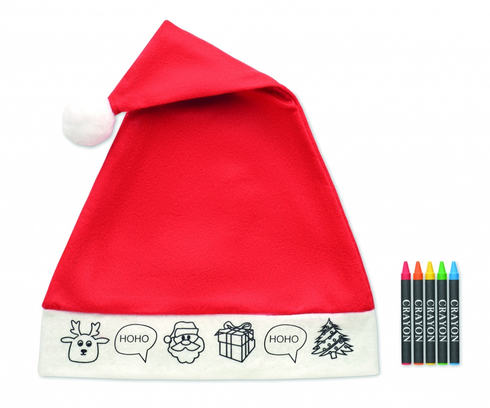 Logo trade promotional merchandise image of: Kids Santa hat
