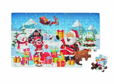 Logotrade promotional gift image of: Wooden Christmas puzzle