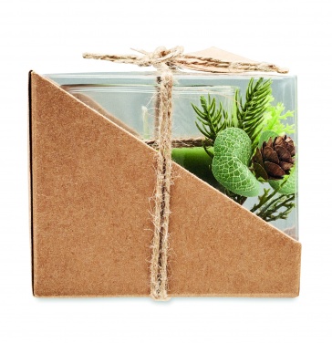 Logo trade promotional merchandise image of: Christmas candle holder