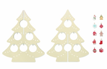 Logotrade advertising product image of: Wooden Xmas tree decoration