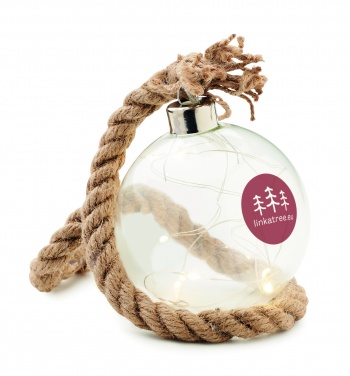 Logo trade promotional product photo of: Glass bauble LED light