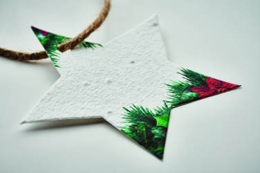 Logotrade promotional products photo of: Seed paper Xmas ornament