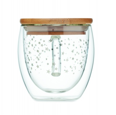 Logo trade promotional merchandise image of: Double wall borosilicate mug