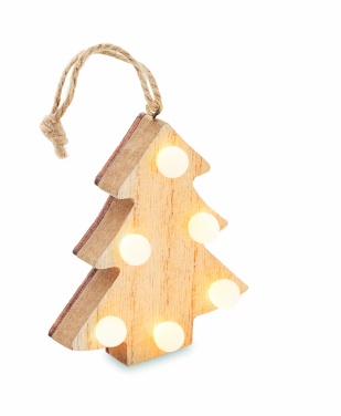 Logotrade promotional item image of: Wooden weed tree with lights