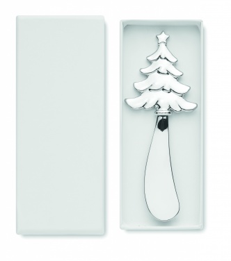 Logo trade advertising product photo of: Christmas tree cheese knife