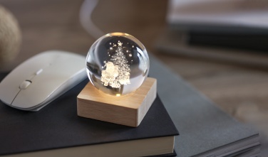 Logotrade promotional giveaways photo of: Christmas LED crystal ball