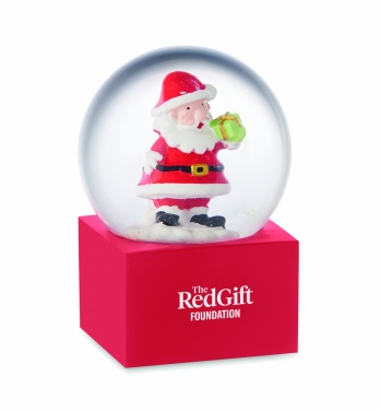 Logotrade promotional gift picture of: Small snow ball glass ornament